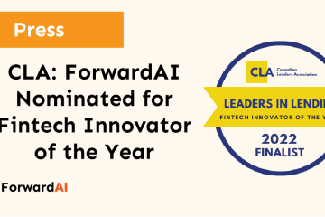 ForwardAI is a finalist in the CLA's fintech innovator of the year award